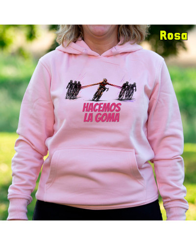 Sudadera mujer con capucha - Hacemos la Goma 1