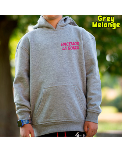 Sudadera Niño Con Capucha - Hacemos la Goma Logo