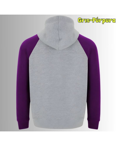 Sudadera Bicolor Unisex - Hacemos la Goma Logo