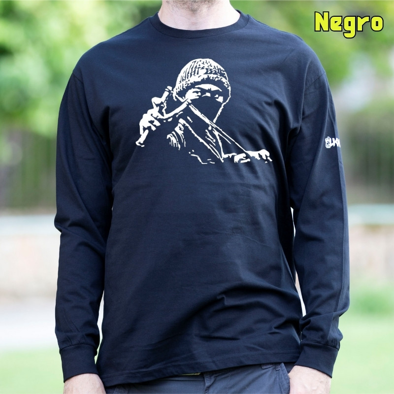 Antifa - Camiseta Hombre Manga Larga