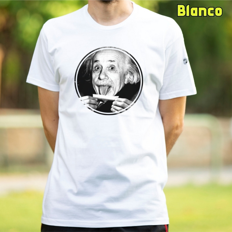 Camiseta Hombre Manga Corta - Einstein Porreta