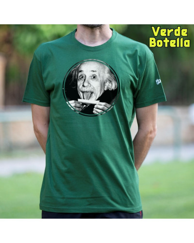 Camiseta Hombre Manga Corta - Einstein Porreta