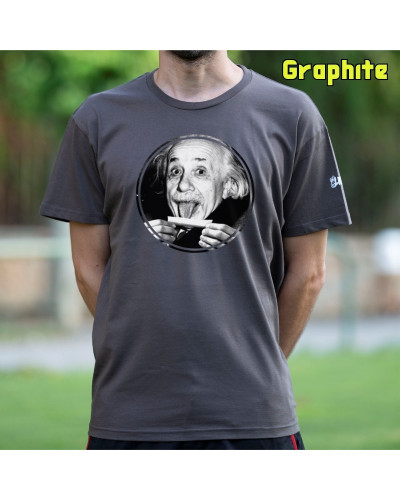 Camiseta Hombre Manga Corta - Einstein Porreta