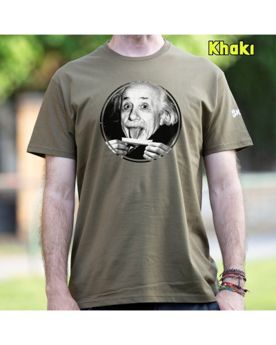 Camiseta Hombre Manga Corta - Einstein Porreta