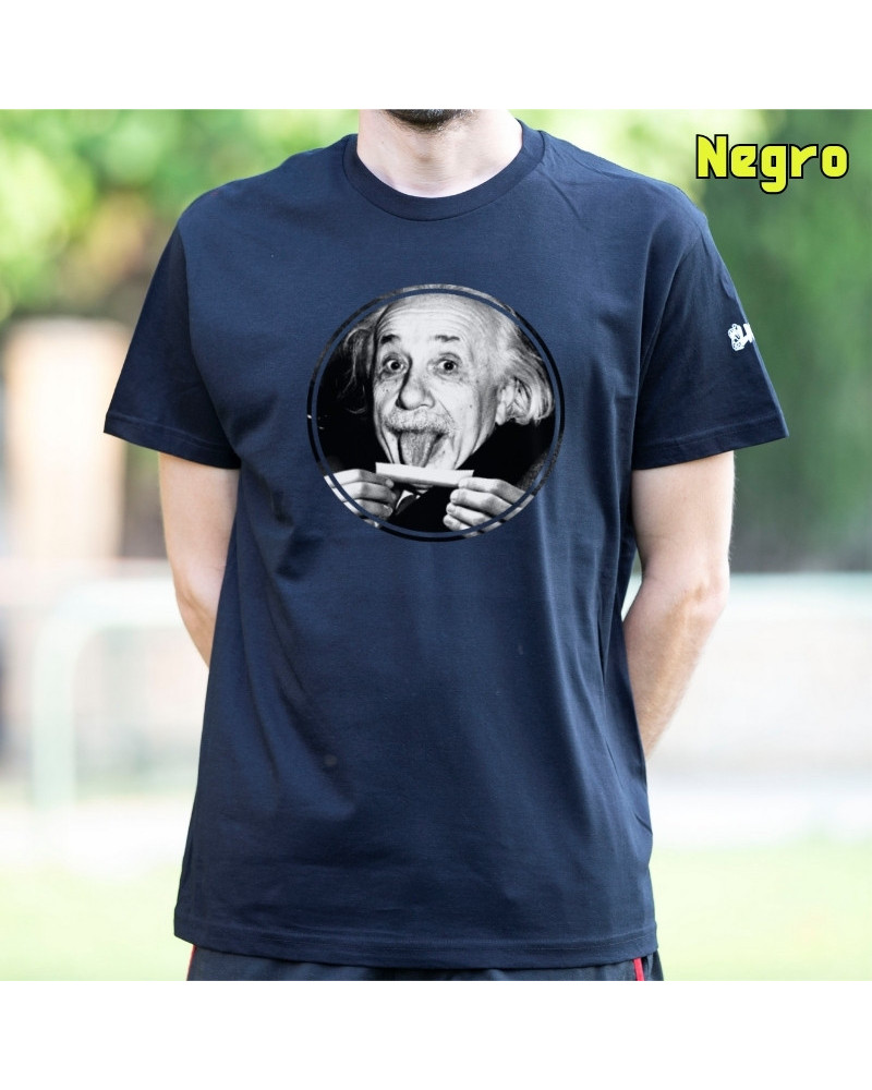 Camiseta Hombre Manga Corta - Einstein Porreta