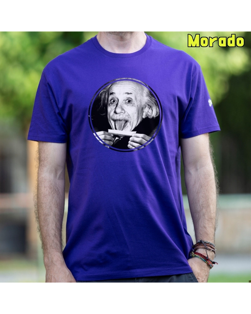 Camiseta Hombre Manga Corta - Einstein Porreta