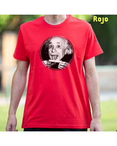 Camiseta Hombre Manga Corta - Einstein Porreta