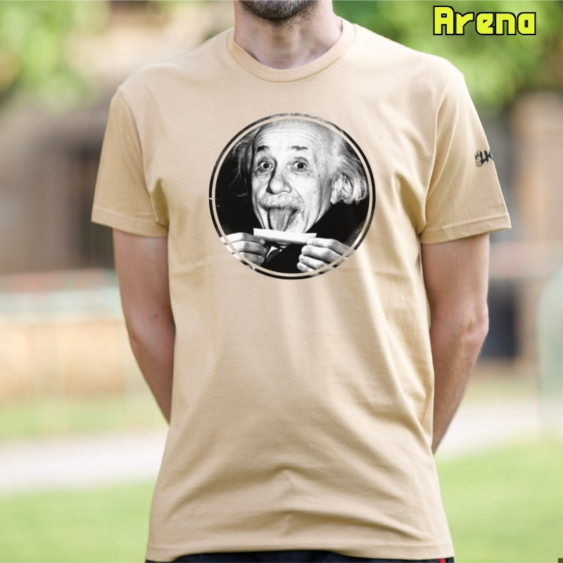 Camiseta Hombre Manga Corta - Einstein Porreta