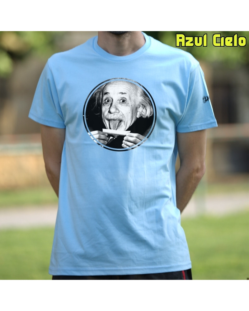 Camiseta Hombre Manga Corta - Einstein Porreta