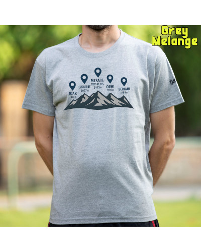 Camiseta hombre manga corta - Cumbres Navarras