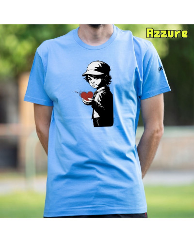 Camiseta Hombre Manga Corta - Corazón En Mano