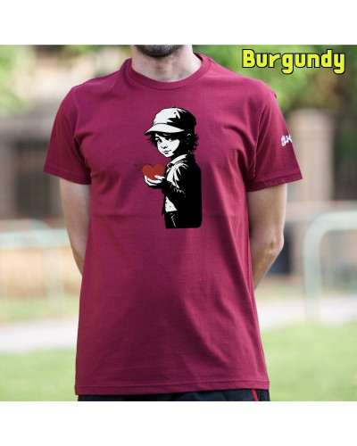 Camiseta Hombre Manga Corta - Corazón En Mano