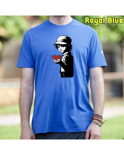 Camiseta Hombre Manga Corta - Corazón En Mano