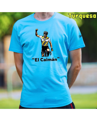 El caimán - Camiseta Hombre Manga Corta