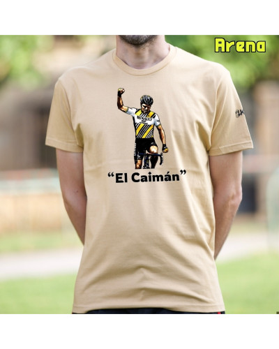 El caimán - Camiseta Hombre Manga Corta