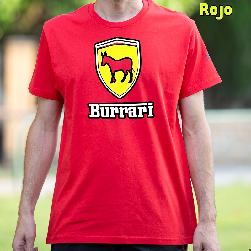 Burrari - Camiseta hombre manga corta