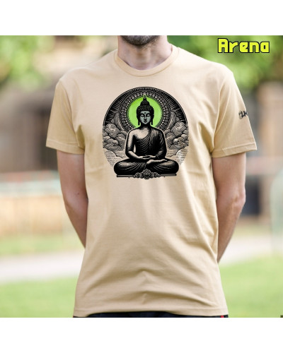 Camiseta hombre manga corta - Buda