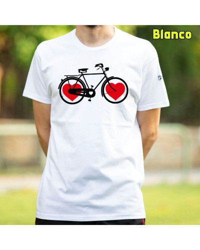 Bike Of Love - Camiseta Hombre Manga Corta