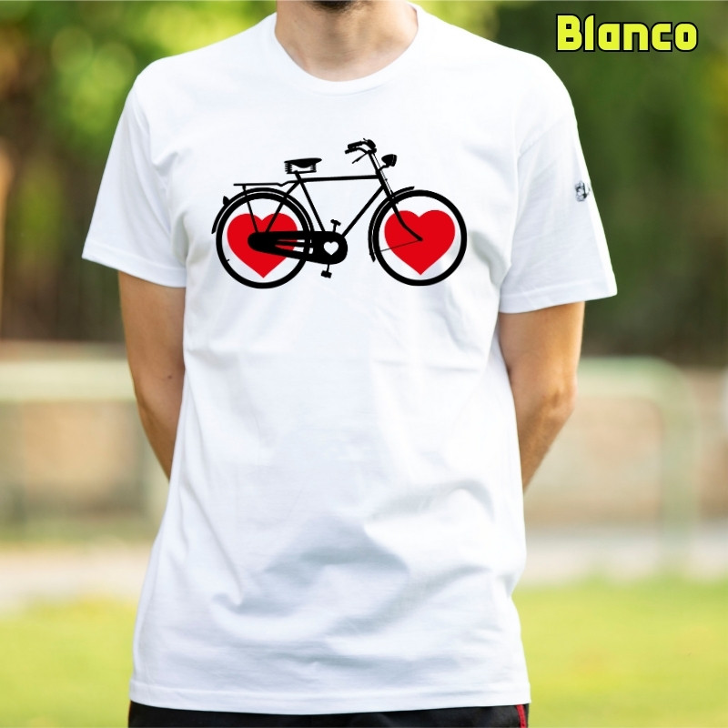 Bike Of Love - Camiseta Hombre Manga Corta