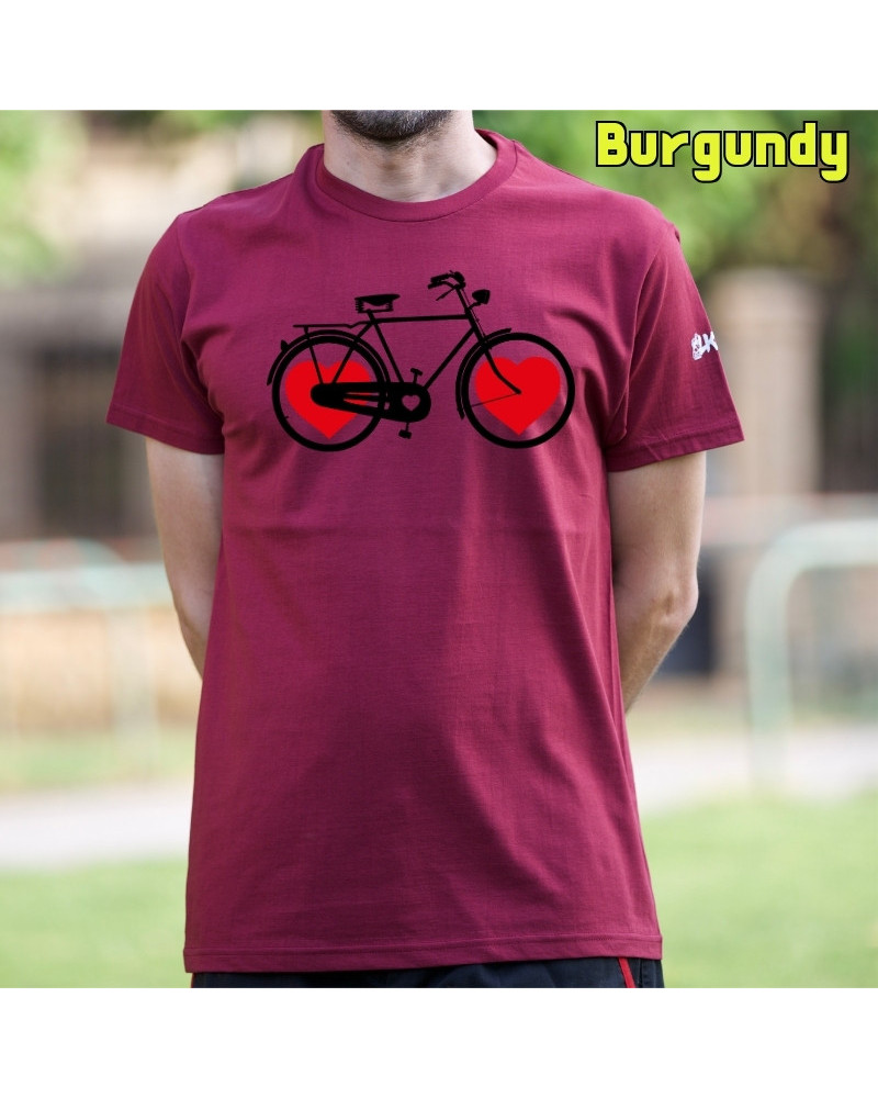 Bike Of Love - Camiseta Hombre Manga Corta