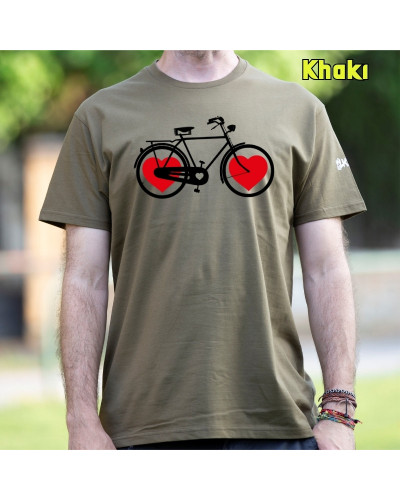 Bike Of Love - Camiseta Hombre Manga Corta