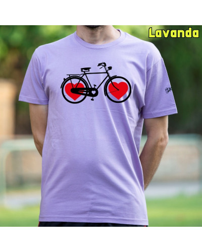 Bike Of Love - Camiseta Hombre Manga Corta
