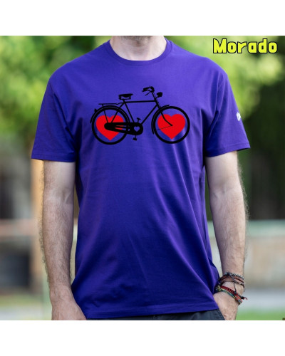 Bike Of Love - Camiseta Hombre Manga Corta