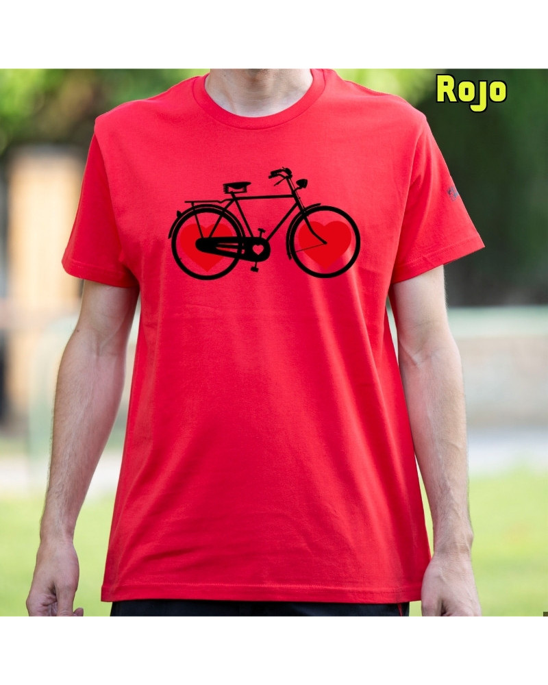Bike Of Love - Camiseta Hombre Manga Corta