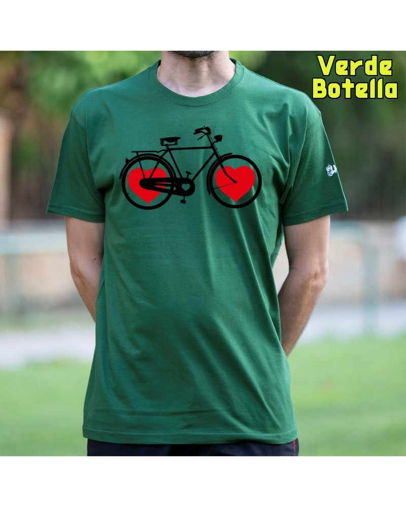 Bike Of Love - Camiseta Hombre Manga Corta