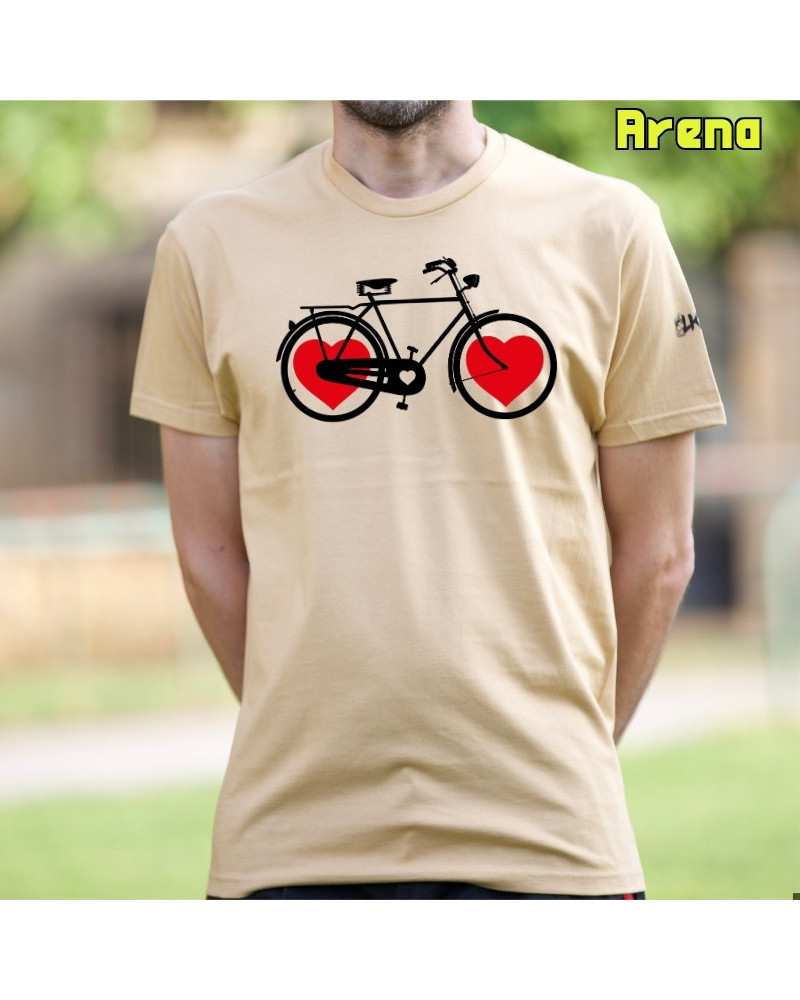 Bike Of Love - Camiseta Hombre Manga Corta