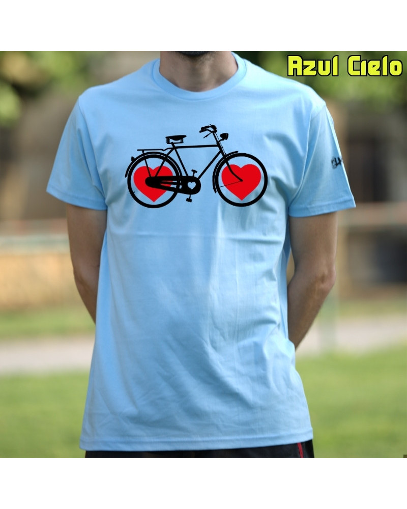 Bike Of Love - Camiseta Hombre Manga Corta