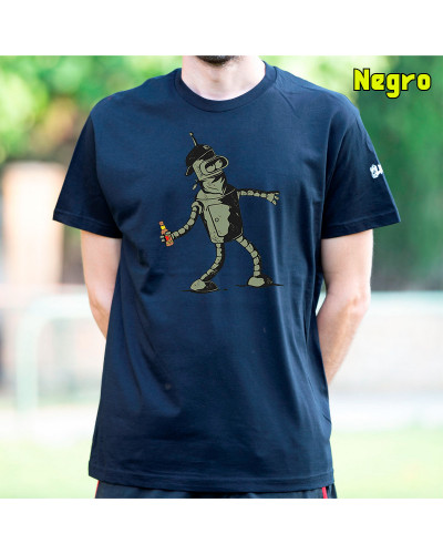 Bender Antifa - Camiseta Hombre Manga Corta