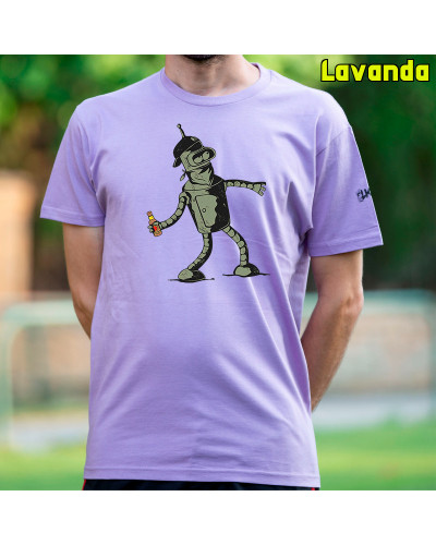 Bender Antifa - Camiseta Hombre Manga Corta