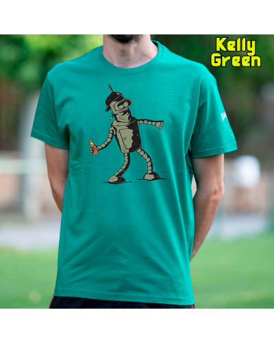 Bender Antifa - Camiseta Hombre Manga Corta