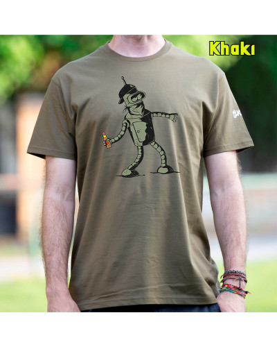 Bender Antifa - Camiseta Hombre Manga Corta