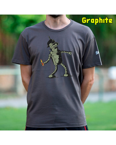 Bender Antifa - Camiseta Hombre Manga Corta