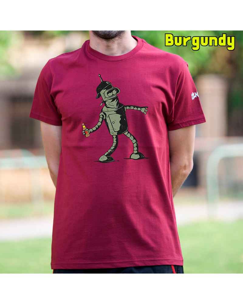 Bender Antifa - Camiseta Hombre Manga Corta