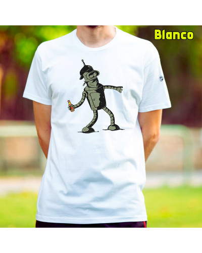Bender Antifa - Camiseta Hombre Manga Corta