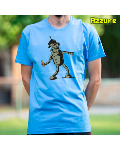 Bender Antifa - Camiseta Hombre Manga Corta