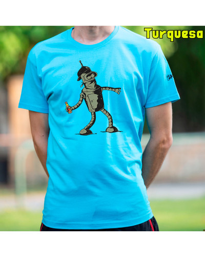 Bender Antifa - Camiseta Hombre Manga Corta