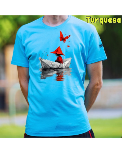 Barquito De Papel - Camiseta hombre manga corta