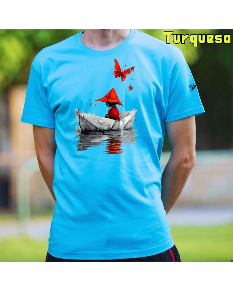 Barquito De Papel - Camiseta hombre manga corta