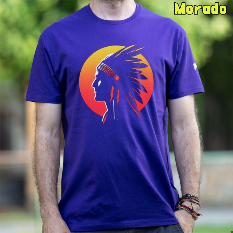 American Indian - Camiseta Hombre Manga Corta