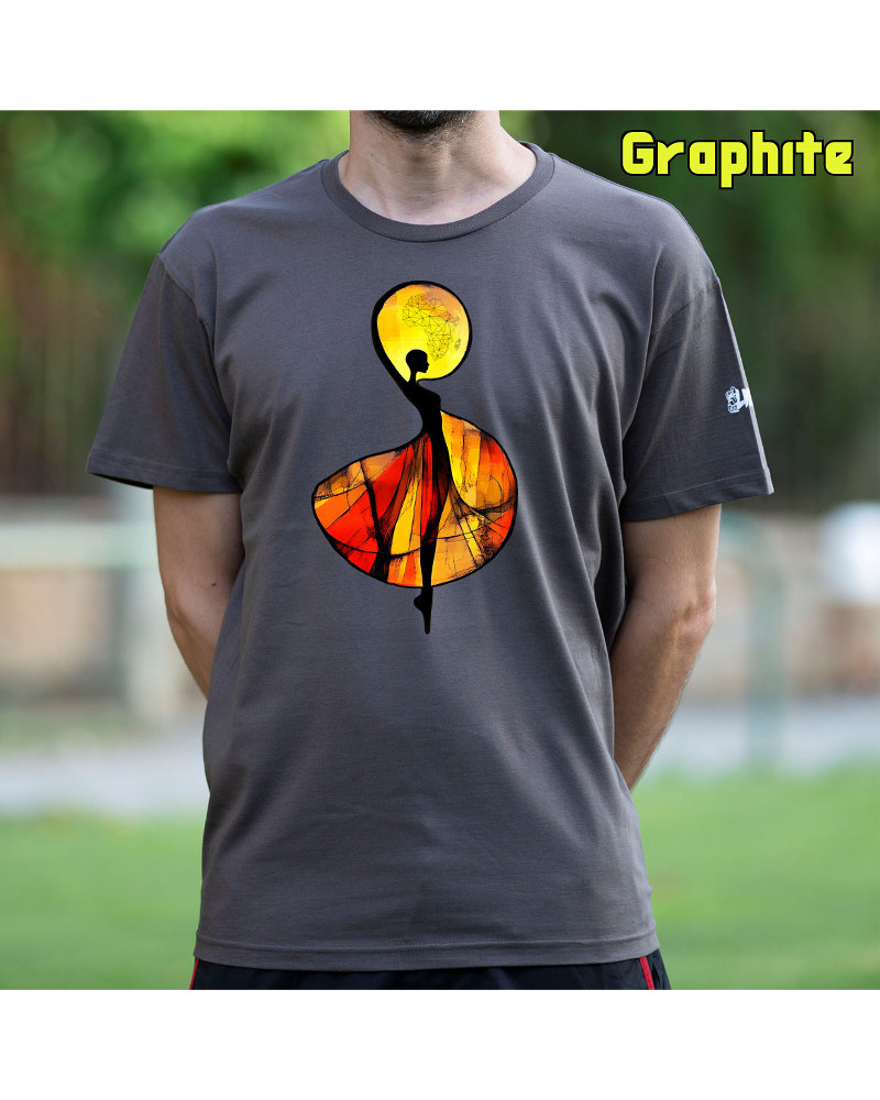 African - Camiseta hombre manga corta