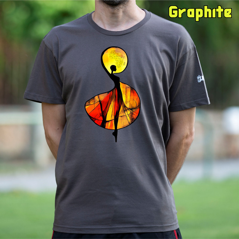 African - Camiseta hombre manga corta