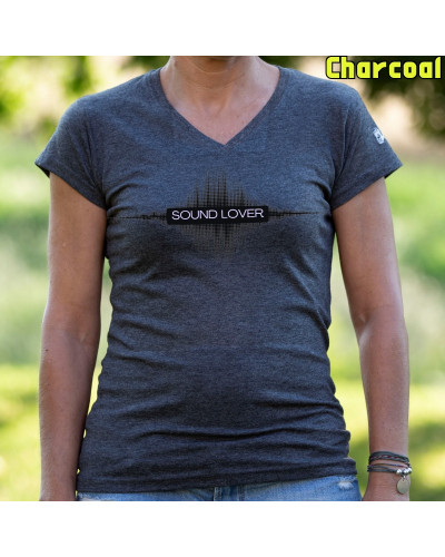 Sound Lover - Camiseta Mujer Manga Corta
