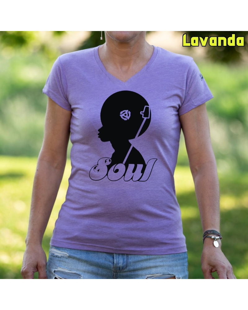 Soul Music - Camiseta Mujer Manga Corta