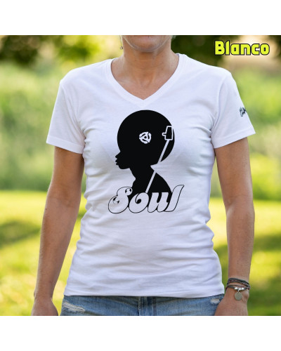 Soul Music - Camiseta Mujer Manga Corta