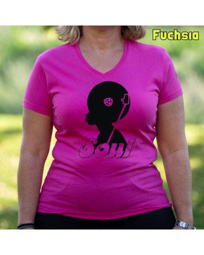 Soul Music - Camiseta Mujer Manga Corta