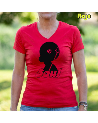 Soul Music - Camiseta Mujer Manga Corta